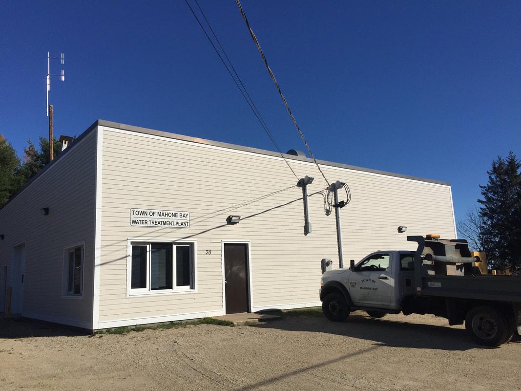 A photo of Mahone Bay's water treatment plant